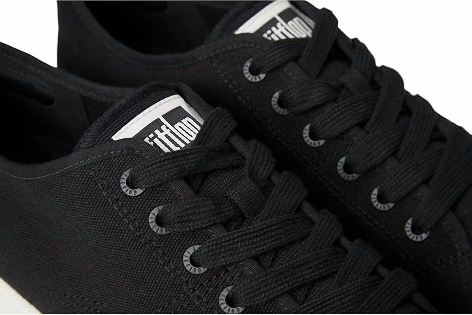 FitFlop Rally Canvas Sneaker Black US 7 4