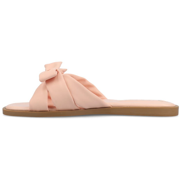 Journee Collection Prylin Flat Sandal Pink US 10 3