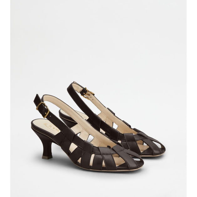 TOD's Slingback Pumps Black EU 38 3