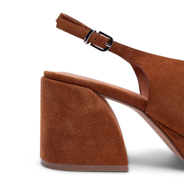 Intentionally Blank Siren Slingback Heels Brown US 9 4