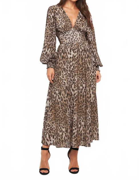 Flying Tomato Jungle Whisper Midi Dress Multi Large 2