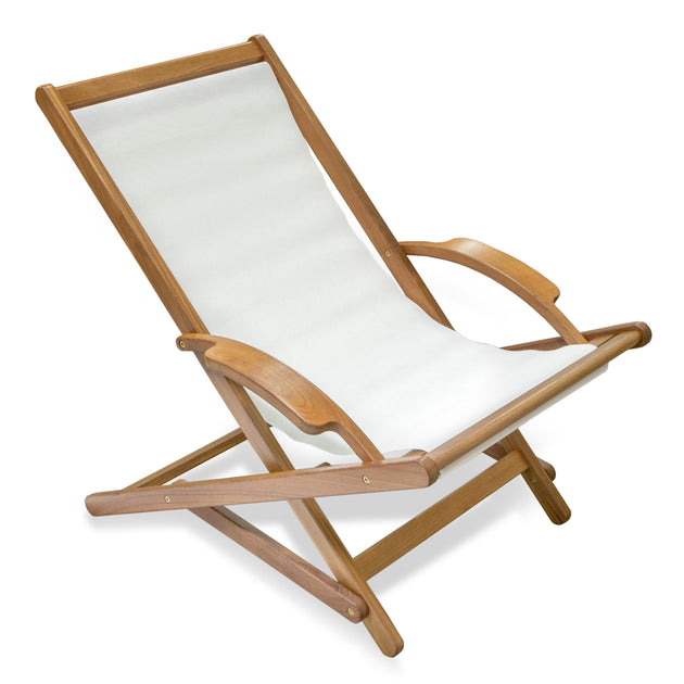 Hivvago Deck Chair White 2