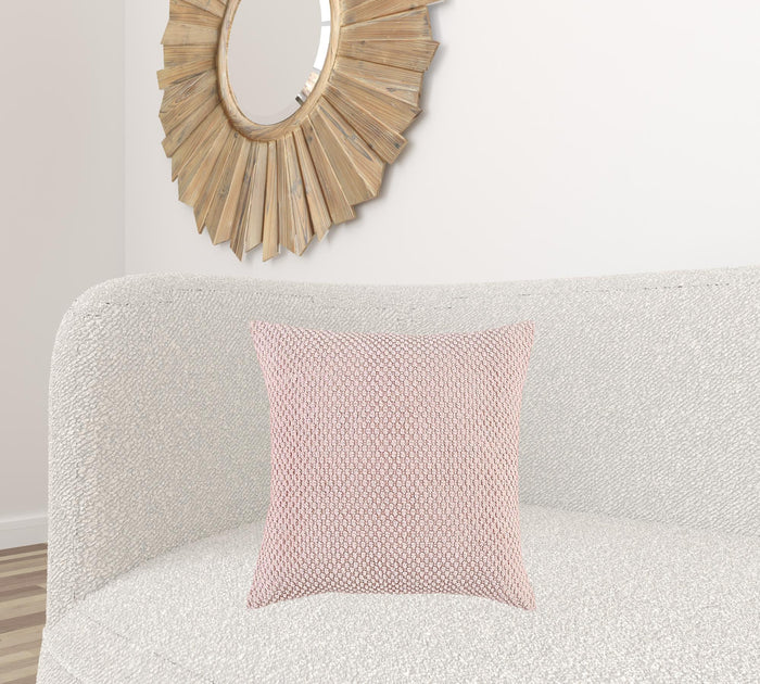 Hivvago Throw Pillow Blush Pink 50x50x15cm 3
