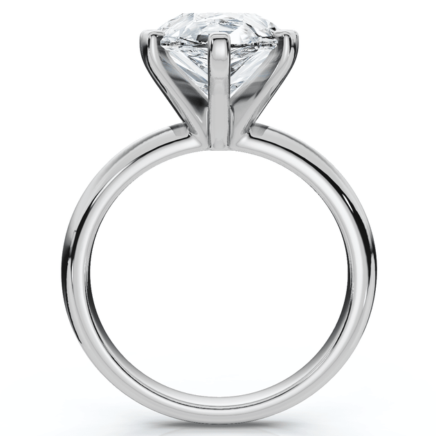 Pompeii3 5Ct Pear Solitaire Diamond Engagement Ring US 4.5 4