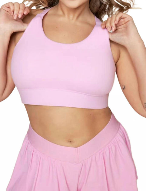 POPFLEX Active Ambition Brassière de Sport Rose Small 3