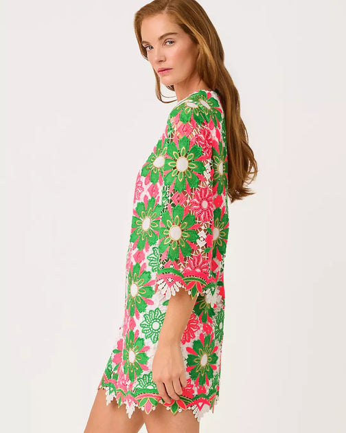 Lilly Pulitzer Jouri Lace Dress Multi US 6 4