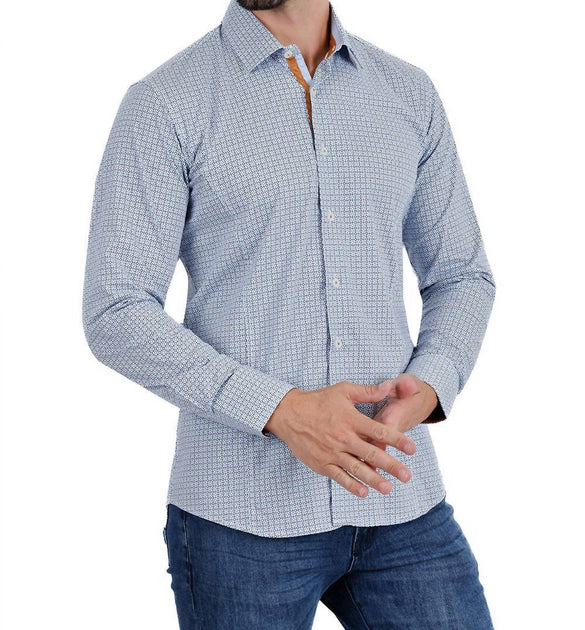 BARABAS Favorable Way Langarmhemd Blau Large 3