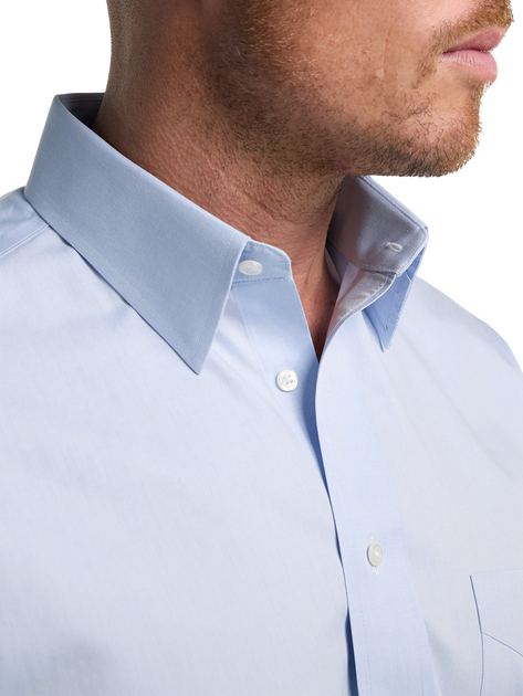 Paul Fredrick Pinpoint Point Collar Dress Shirt White US 16.5 36/37 4