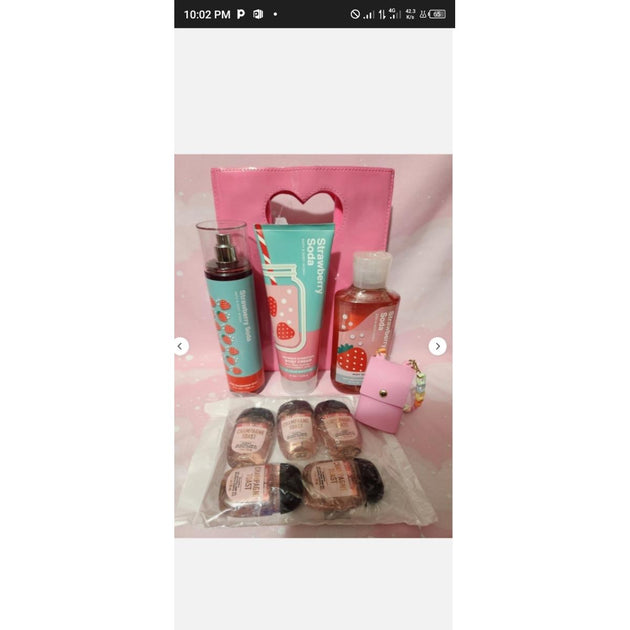 Bath & Body Works Strawberry Soda Gift Set One Size 2