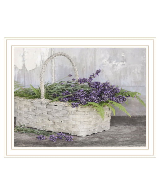 Hivvago My Lavender White Framed Print Wall Art 4