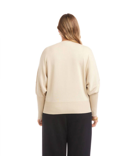 Karen Kane Pullover mit Dolmanärmeln - Plus Beige 0X 4