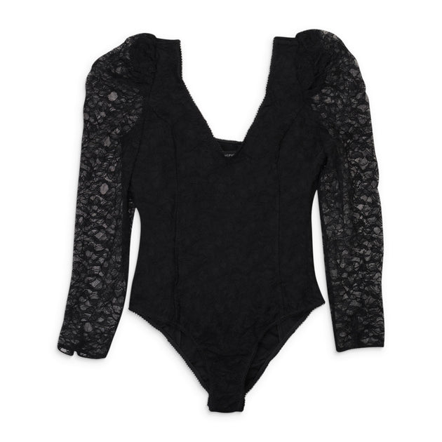 Callipygian Lace Bodysuit Black XSmall 2