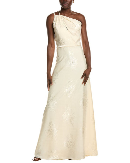 Marchesa Notte Barletta Dress Beige US 2 2