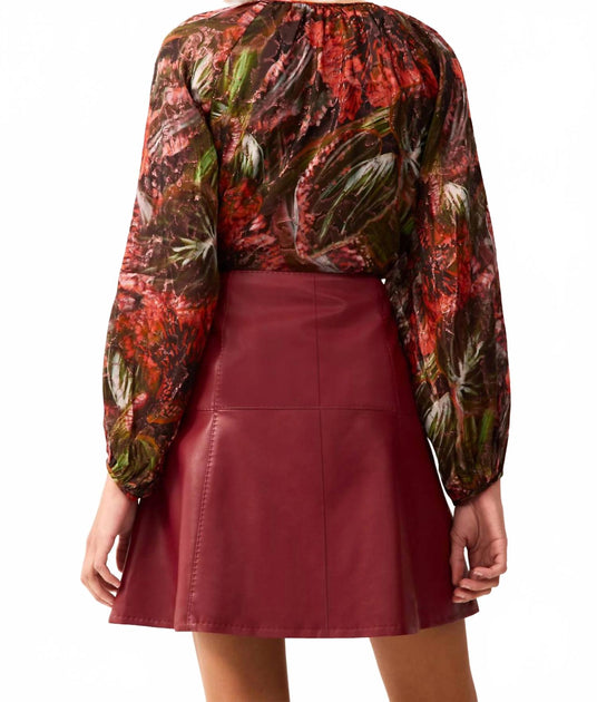 Marie Oliver Arabella Bluse Rot XXS 3