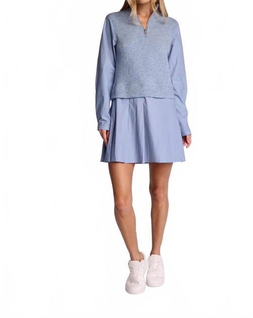 Sundays Hunter Mini Dress Blue Large 3