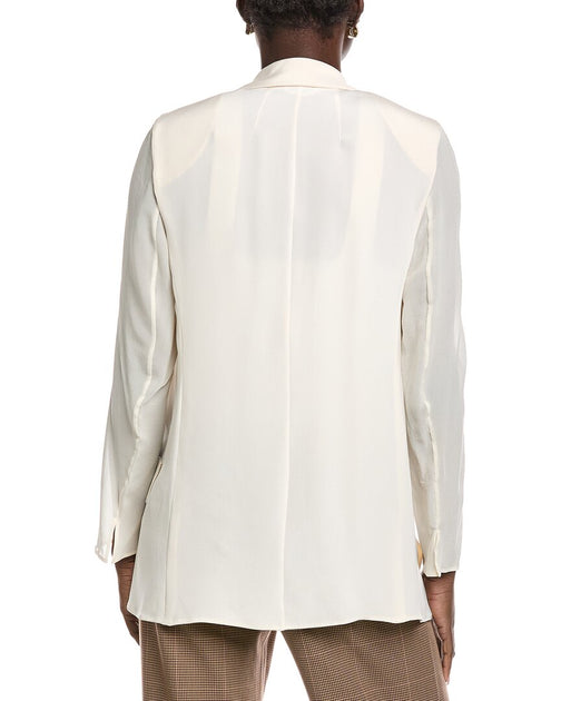 Akris Alea Silk Blazer Beige US 8 3
