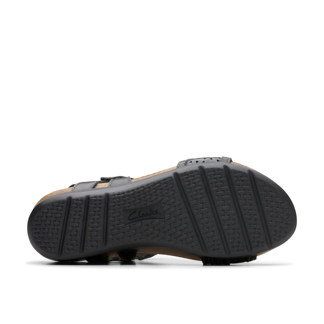 Clarks Calenne Carmen Sandals Black US 7 4