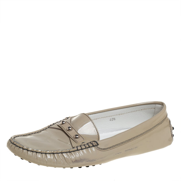 Tod's Slip On Loafers Grey EU 40.5 2