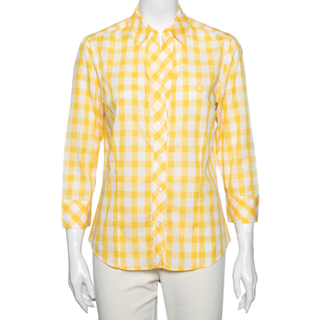 CH Carolina Herrera Long Sleeve Shirt Yellow Large 2