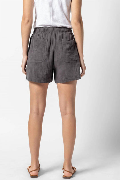 Lilla P Gauze Shorts Grey Large 3