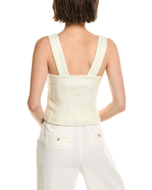 Seraphina Wool-Blend Top White Large 3