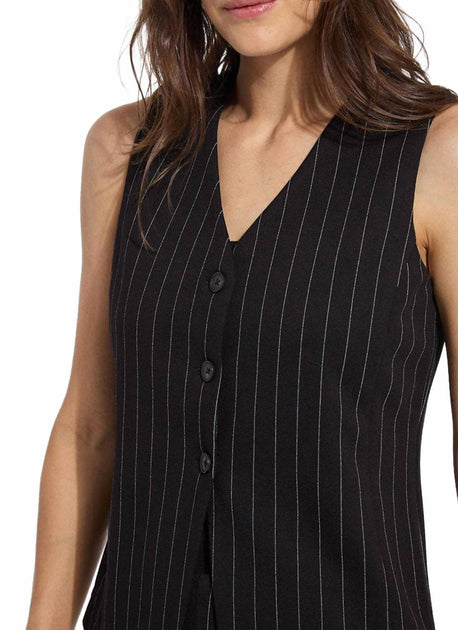 Lysse Marisa Ponte Gilet Black Medium 4