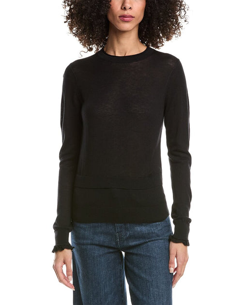 3.1 Phillip Lim Faux Layered Sweater Black Large 2