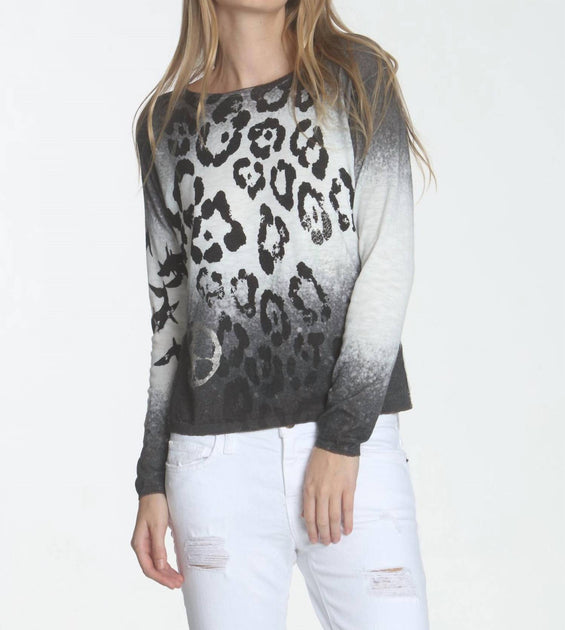 LABEL+thread Beach Leopard Scoop White Small 2