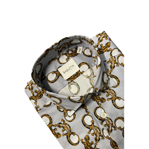 Bagutta Men Shirt Multicolor Small 5