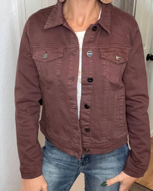 RISEN Brinley Denim Jacket Brown Large 2