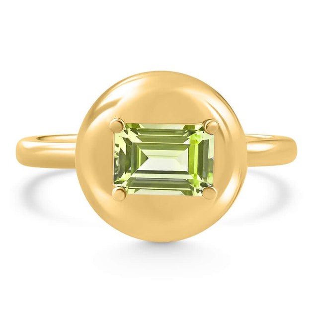 Pompeii3 Candy Button Ring Yellow Gold US 5.5 2