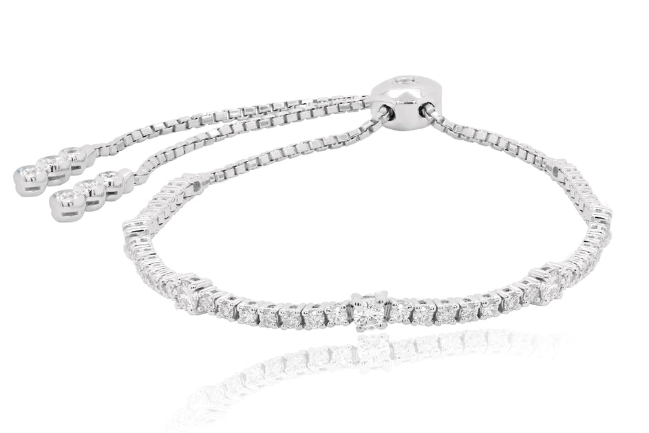 Diana M. Diamond Bracelet Gold 2