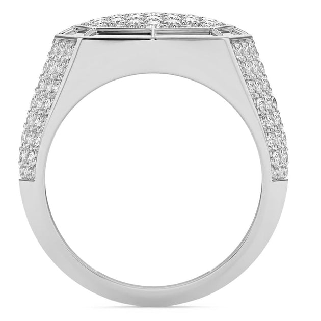 Pompeii3 Hexagon Pave Ring Multi US 8.5 5