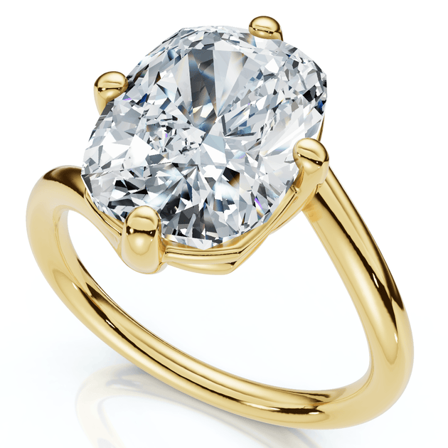 Pompeii3 Atelier Solitaire Engagement Ring Gold US 6 4