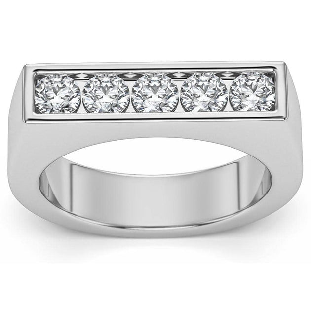 Pompeii3 1Ct Diamond 5-Stone Ring Multi US 9.5 2
