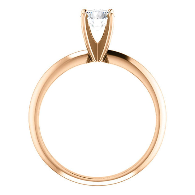 Pompeii3 0.5ct Lab Grown Diamond Solitaire Engagement Ring 14k Gold US 8.5 6