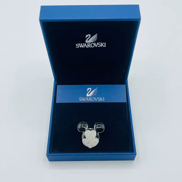 Swarovski Mickey Mouse Pin Silver One Size 2