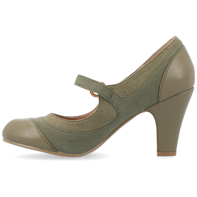 Journee Collection Siri Mary Jane Pumps Brown US 8.5 3