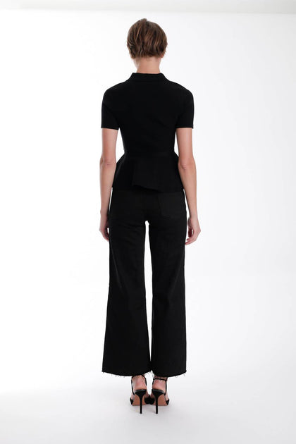 Karina Grimaldi Aria Knit Top Black Medium 3
