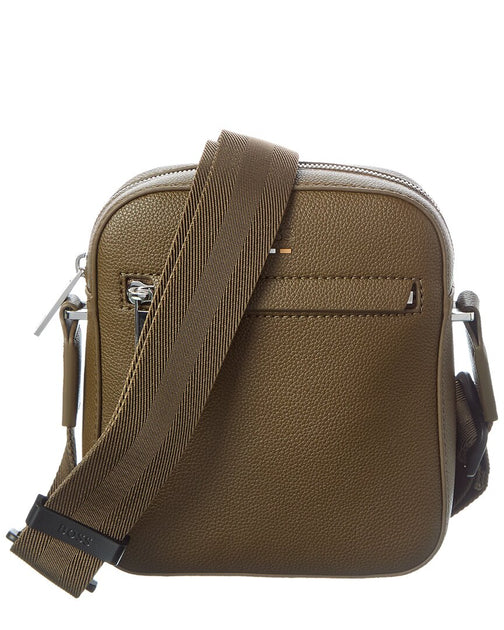 Hugo Boss Ray Ns Zip Leather Bag | ShopSimon