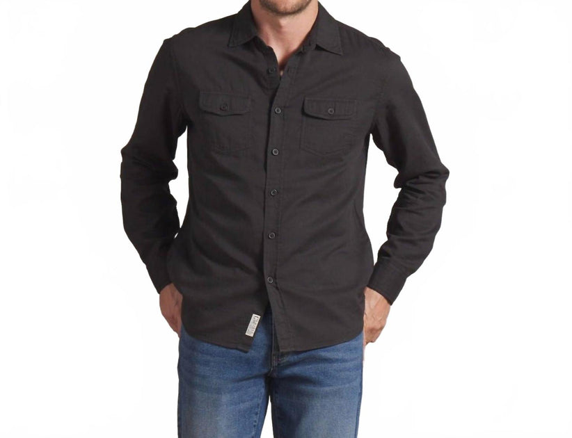 Grangers Brando Double Cloth Shirt Black XL 2