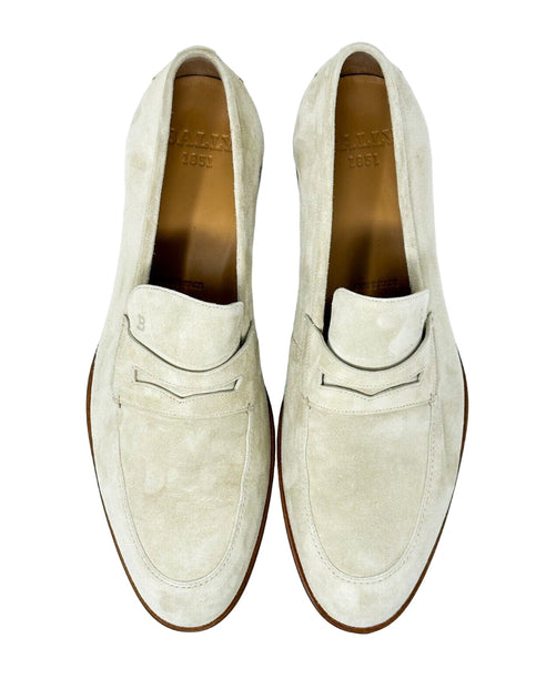 Bally Webb Penny Loafers Beige US 12 4