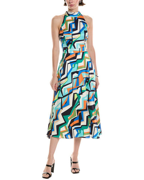 Tahari ASL Halter Midi Dress | ShopSimon