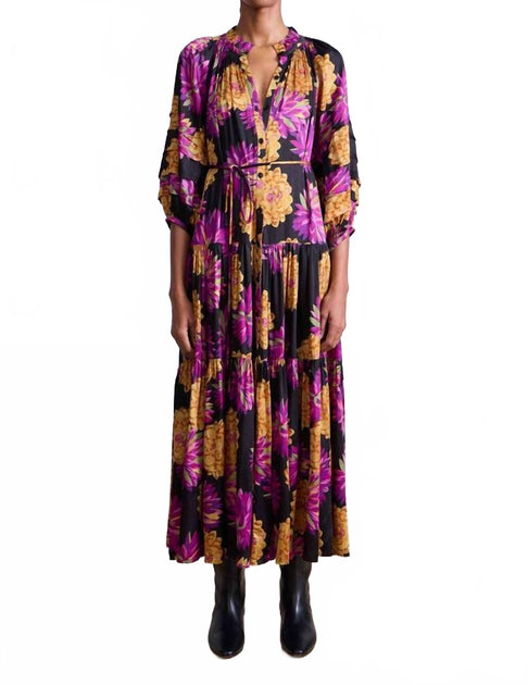 Apiece Apart Noto Maxi Dress Multi XSmall 3