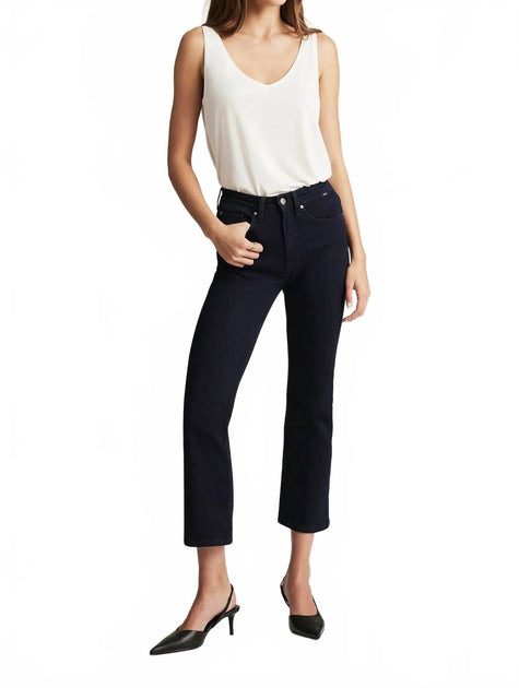 Mavi Anika Cropped Flare Jeans Blue 25 2