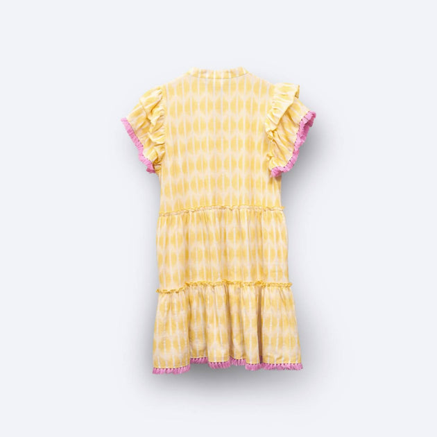 Sonny Side Up Sun's Out Fun's Out Dress Yellow Large 4