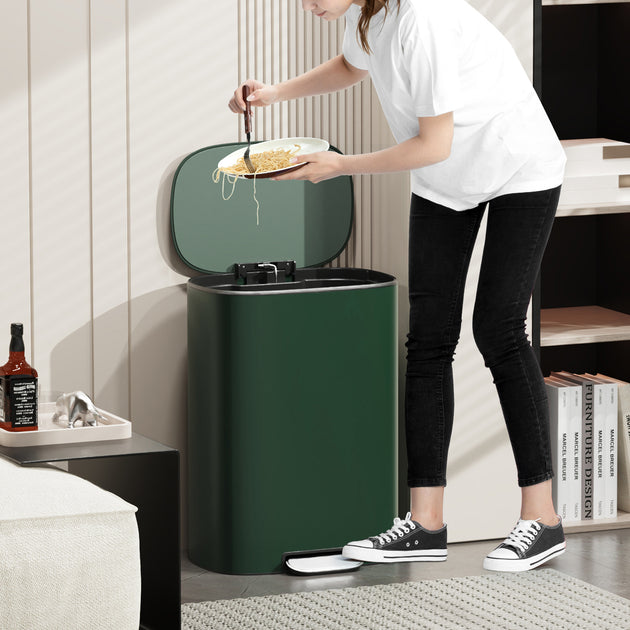 Streamdale Kitchen Trash Can Green 2