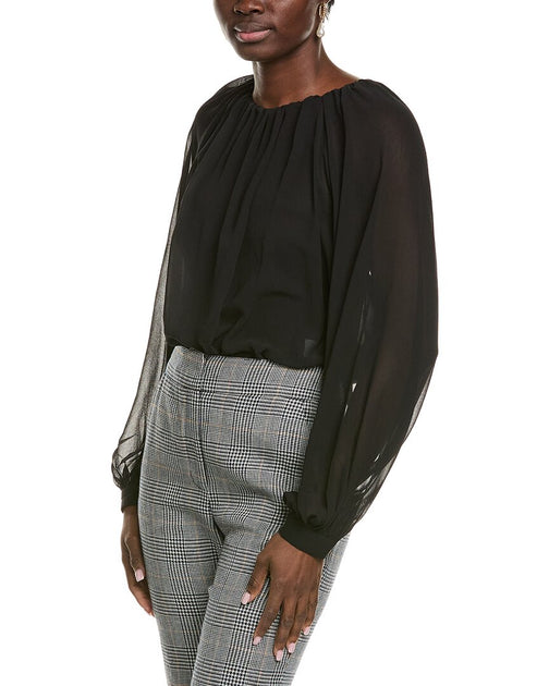 Endless Rose Sheer Balloon Bodysuit Black Medium 2