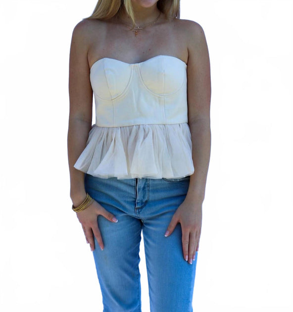 MABLE Eloise Top White Medium 2