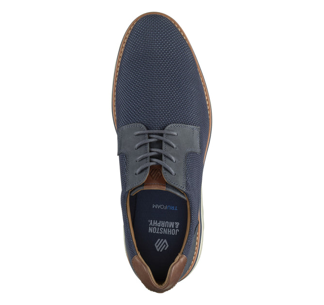 Johnston & Murphy Ralston Plain Toe Knit Lace-Up Oxford Multi US 9 3